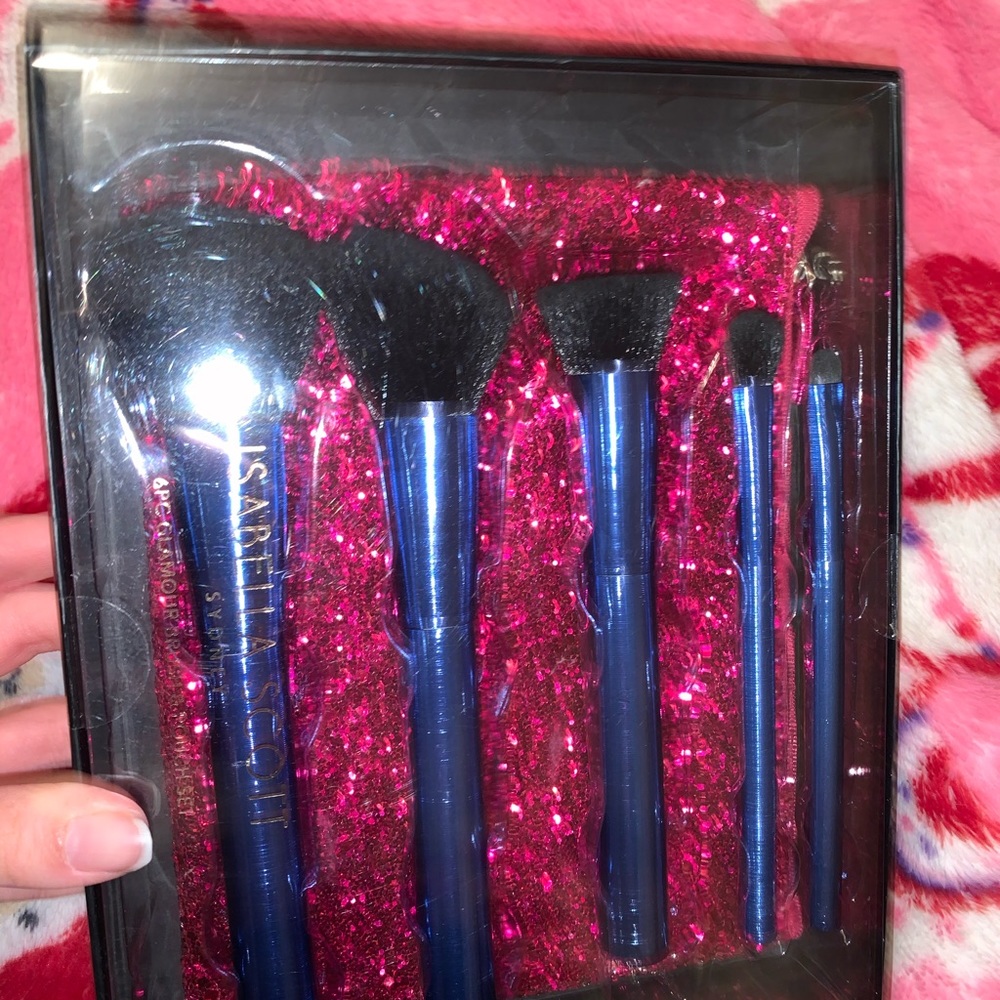 Makeup brush and bag
